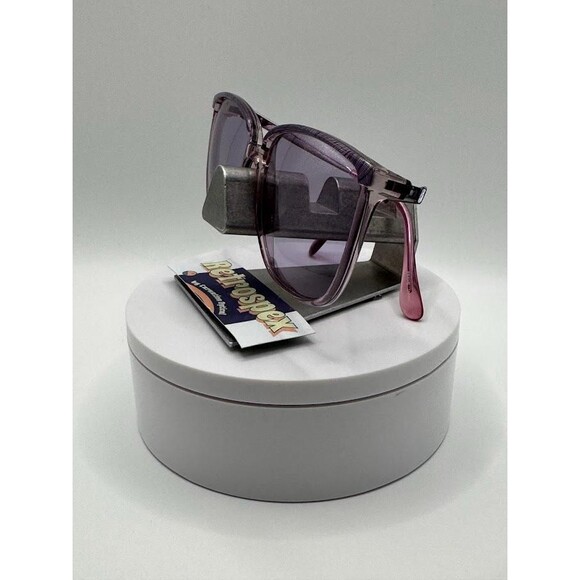 NEW Vintage Eyeglasses Non RX Square Style Purple Monochrome #812 Made In Japan - Picture 5 of 9